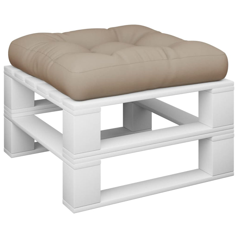 Load image into Gallery viewer, VidaXL Palletkussen 50x50x12 cm stof taupe
