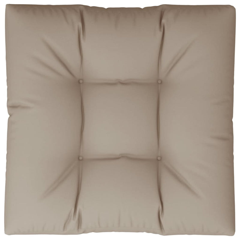 Load image into Gallery viewer, VidaXL Palletkussen 80x80x12 cm stof taupe
