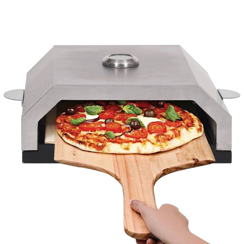 Afbeelding laden in galerijviewer, Vidaxl pizzaoven met keramische steen voor gas- houtskoolbarbecue
