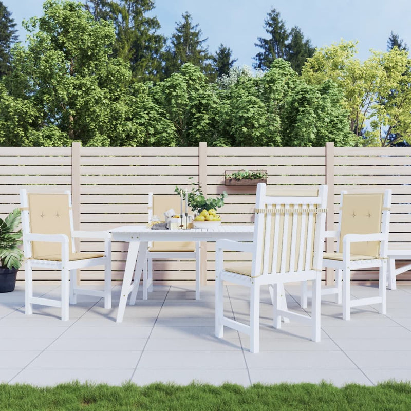 Load image into Gallery viewer, Vidaxl tuinstoelkussens lage rug 4 st 100x50x3 cm oxford stof beige
