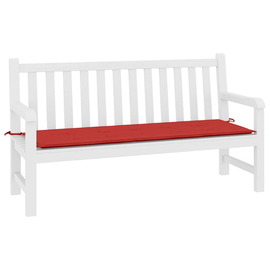 Vidaxl tuinbankkussen 200x50x4 cm oxford stof rood
