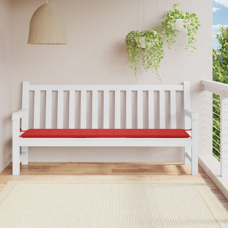 Load image into Gallery viewer, Vidaxl tuinbankkussen 200x50x4 cm oxford stof rood

