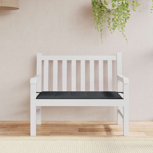 Vidaxl tuinbankkussen 100x50x4 cm oxford stof zwart