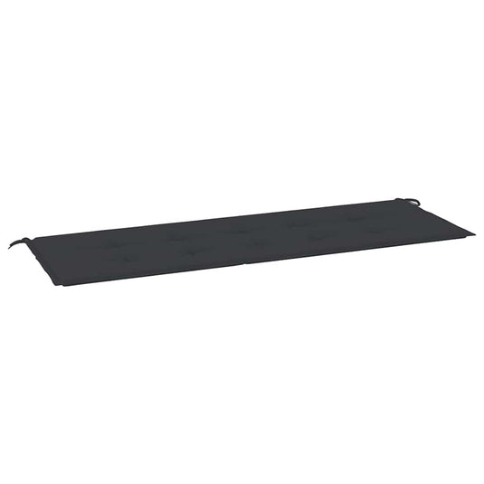 Vidaxl tuinbankkussen 150x50x4 cm oxford stof zwart