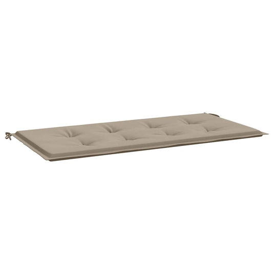 Vidaxl tuinbankkussen 100x50x4 cm oxford stof taupe