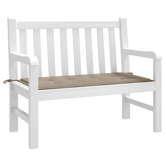 Vidaxl tuinbankkussen 120x50x4 cm oxford stof taupe