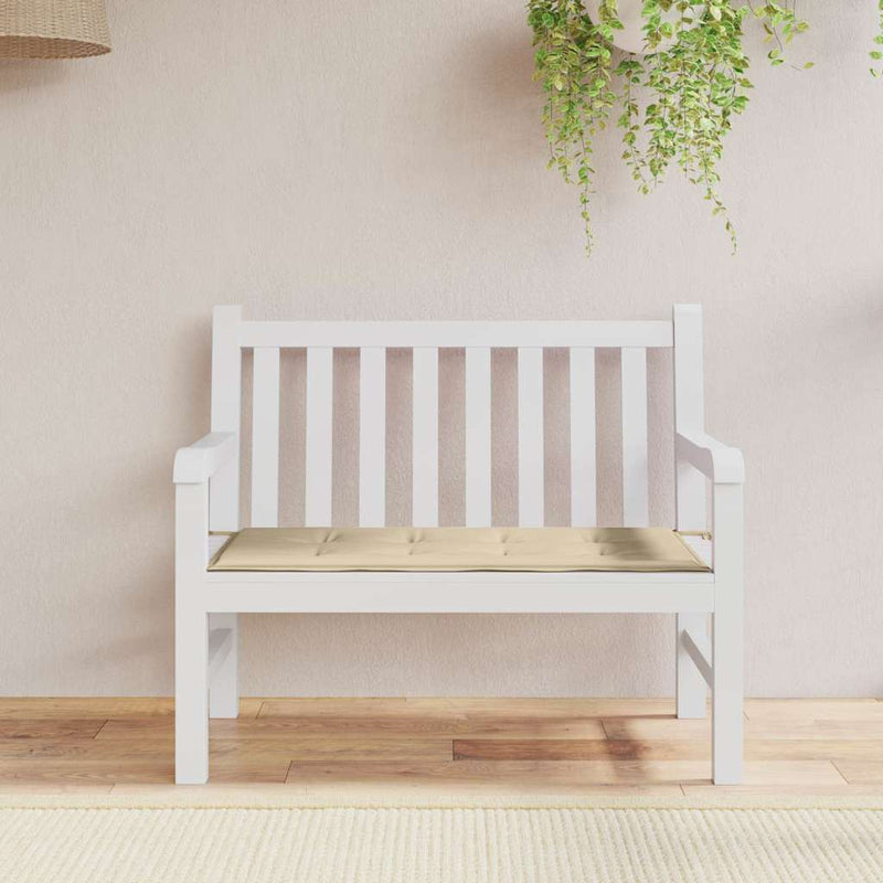 Load image into Gallery viewer, Vidaxl tuinbankkussen 120x50x4 cm oxford stof beige
