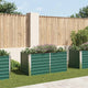 Vidaxl plantenbak verhoogd 160x80x77 cm gegalvaniseerd staal groen