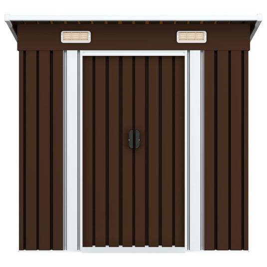 VidaXL Tuinberging 194x121x181 cm staal bruin