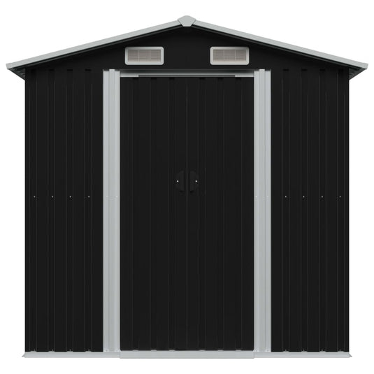 VidaXL Tuinberging 204x132x186 cm staal antraciet