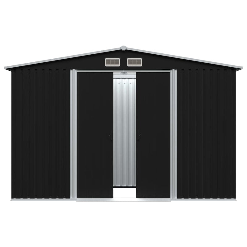 Load image into Gallery viewer, VidaXL Tuinberging 257x205x178 cm staal antraciet
