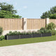 Vidaxl plantenbak verhoogd 600x80x45 cm gegalvaniseerd staal antraciet