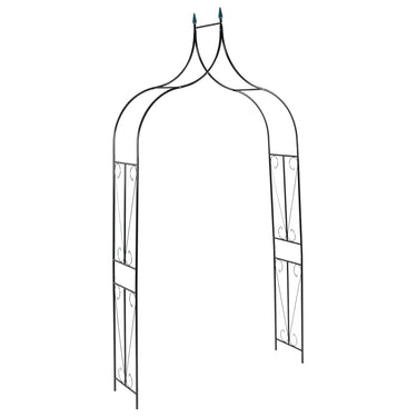 Vidaxl tuinboog 142x37x275 cm ijzer donkergroen
