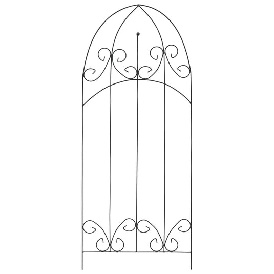 Vidaxl plantenklimrekken 3 st 40x100 cm ijzer zwart