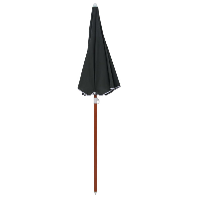 Load image into Gallery viewer, Vidaxl parasol met stalen paal 180 cm antracietkleurig
