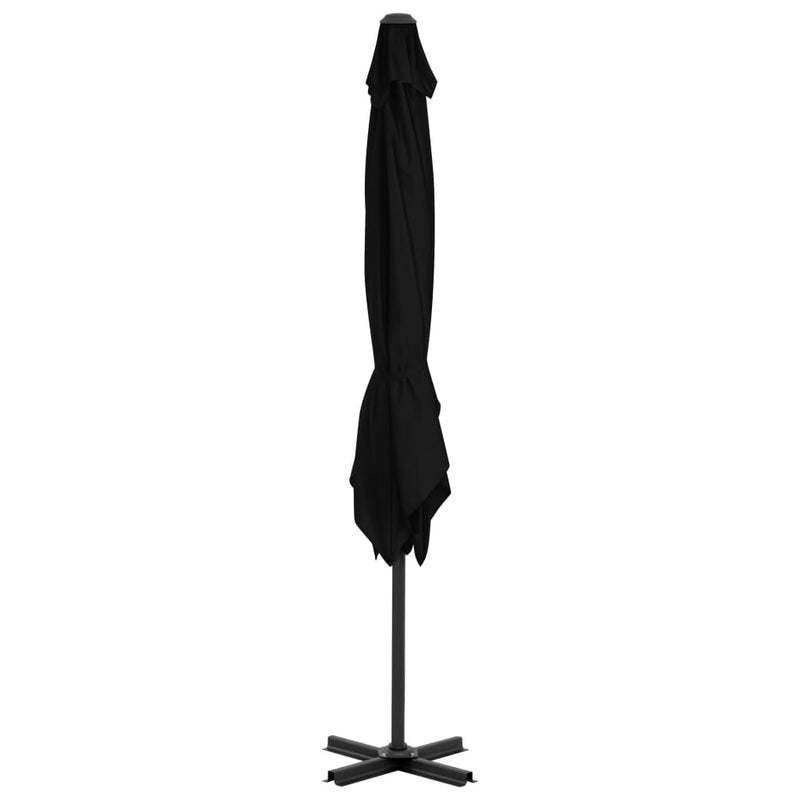 Load image into Gallery viewer, Vidaxl zweefparasol met aluminium paal 250x250 cm zwart

