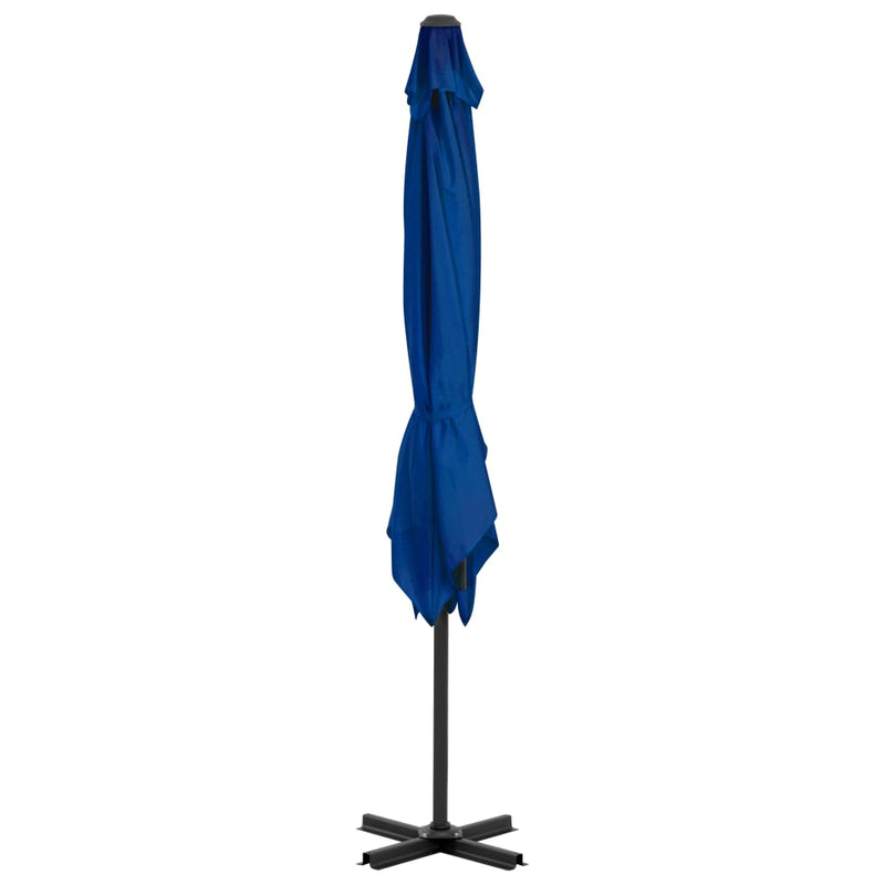 Load image into Gallery viewer, Vidaxl zweefparasol met aluminium paal 250x250 cm azuurblauw
