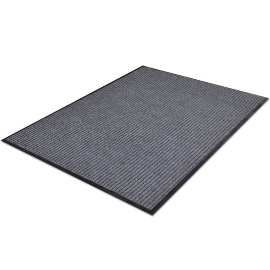 Vidaxl deurmatten 2 st 90x60 cm pvc grijs