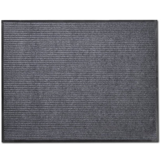 Vidaxl deurmatten 4 st 90x60 cm pvc grijs