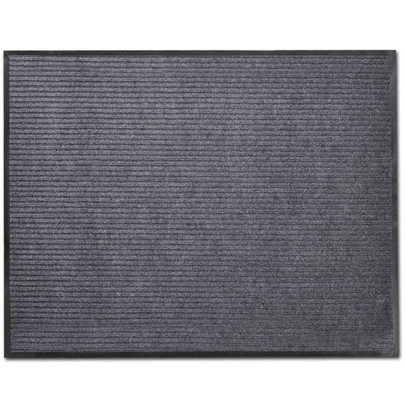 Load image into Gallery viewer, Vidaxl deurmatten 4 st 90x60 cm pvc grijs
