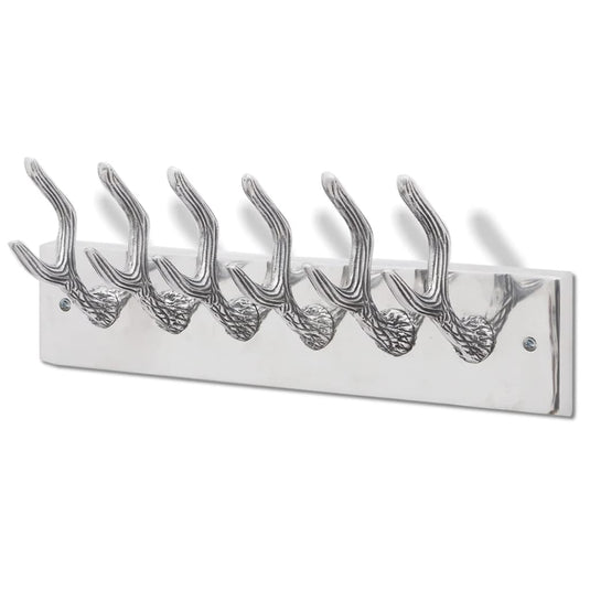 Vidaxl kapstokken 4 st aluminium zilverkleurig