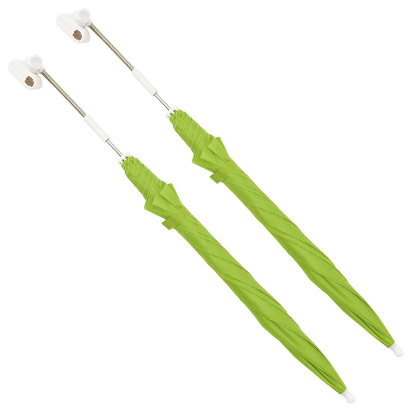Load image into Gallery viewer, Vidaxl campingstoelparasols 2 st 105 cm groen
