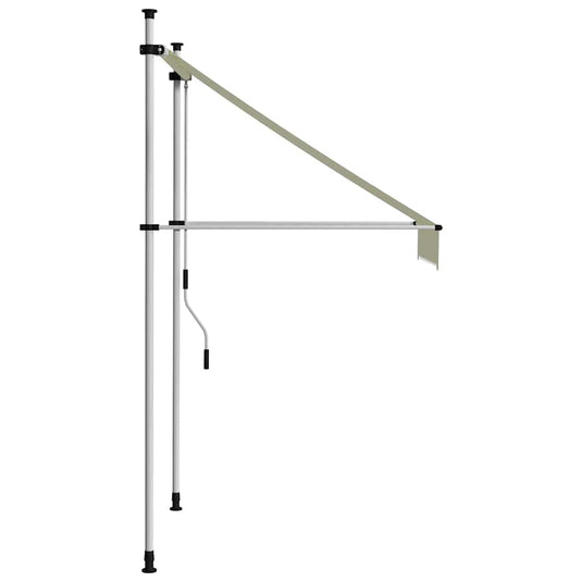 Vidaxl luifel handmatig uittrekbaar 100 cm crème