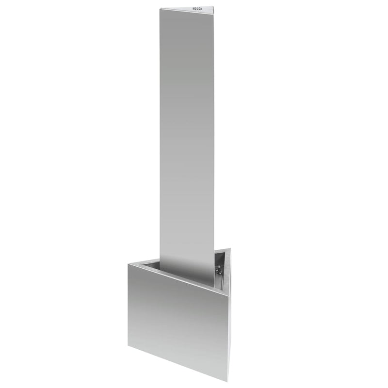 Load image into Gallery viewer, Vidaxl tuinfontein 37,7x32,6x110 cm roestvrij staal zilverkleurig

