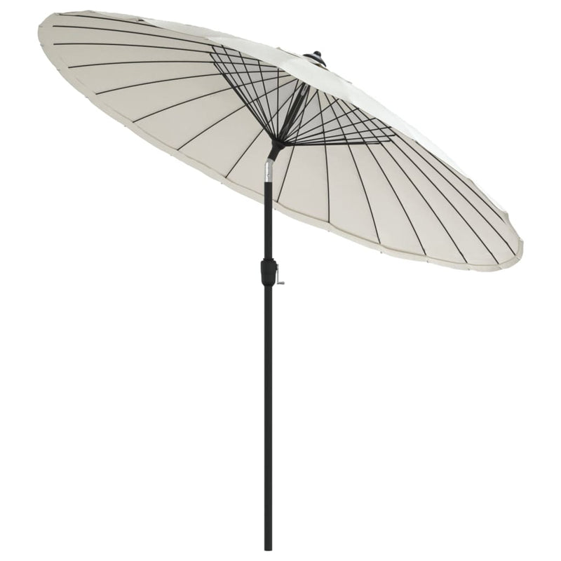Load image into Gallery viewer, VidaXL Parasol met aluminium paal 270 cm zandwit
