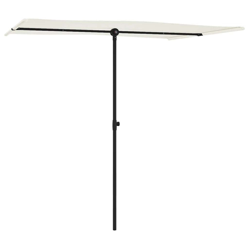 Load image into Gallery viewer, Vidaxl parasol met aluminium paal 2x1,5 m zandwit
