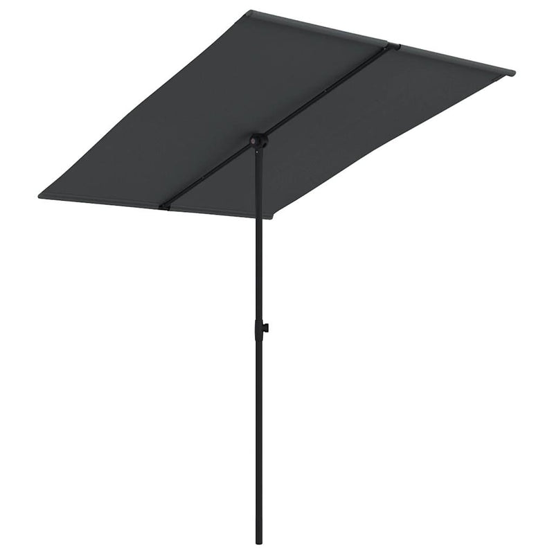 Load image into Gallery viewer, Vidaxl parasol met aluminium paal 2x1,5 m zwart
