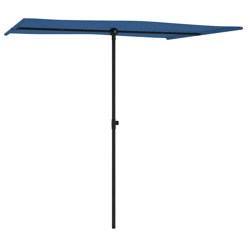 Load image into Gallery viewer, Vidaxl parasol met aluminium paal 2x1,5 m azuurblauw
