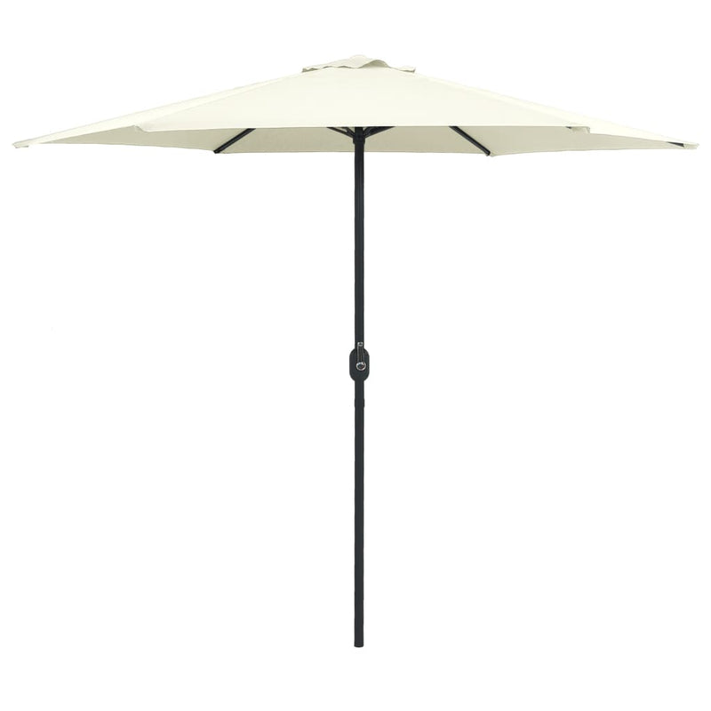 Load image into Gallery viewer, Vidaxl parasol met aluminium paal 270x246 cm zandwit
