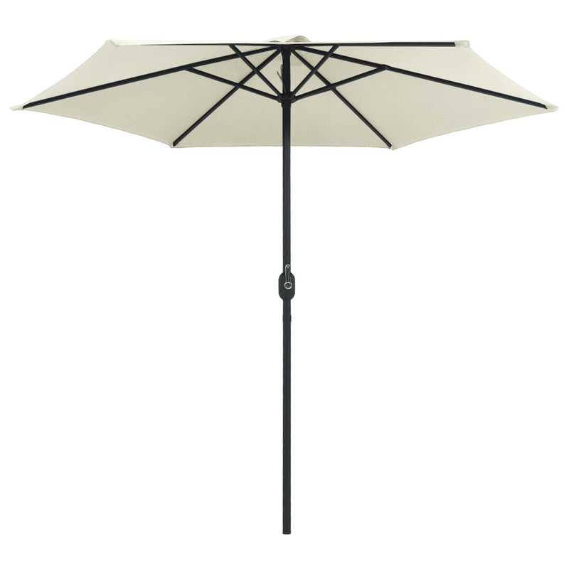 Load image into Gallery viewer, Vidaxl parasol met aluminium paal 270x246 cm zandwit
