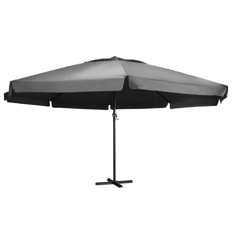 Load image into Gallery viewer, Vidaxl parasol met aluminium paal 600 cm antracietkleurig
