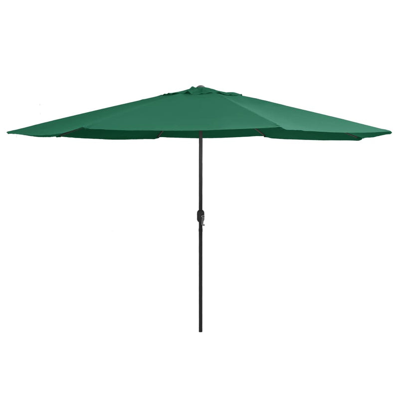 Load image into Gallery viewer, VidaXL Parasol met metalen paal 390 cm groen
