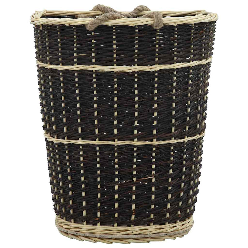 Load image into Gallery viewer, Vidaxl houtmand met draagriemen 50x44x58 cm natuurlijk wilgenhout
