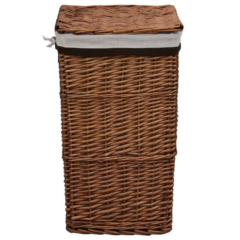 Load image into Gallery viewer, Vidaxl wasmand wilgen bruin
