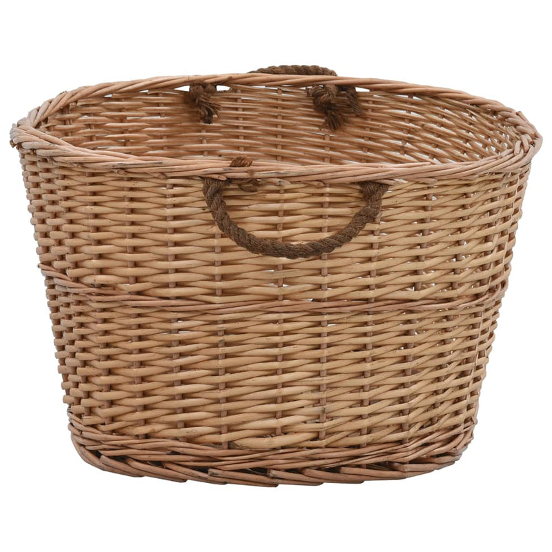 Load image into Gallery viewer, Vidaxl houtmand met handvatten 88x57x34 cm natuurlijk wilgenhout
