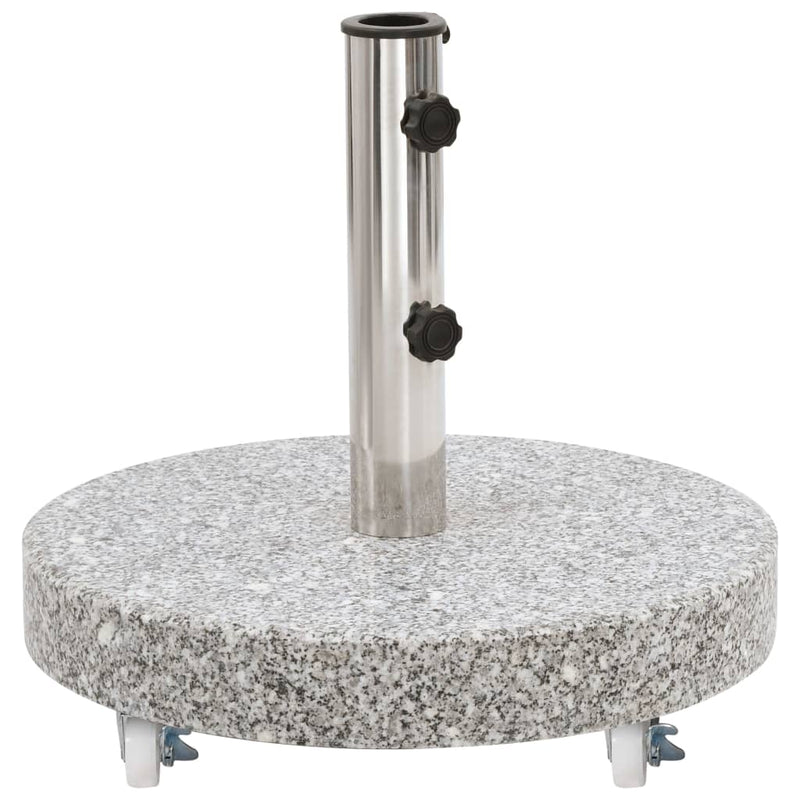 Load image into Gallery viewer, VidaXL Parasolvoet rond 30 kg graniet grijs
