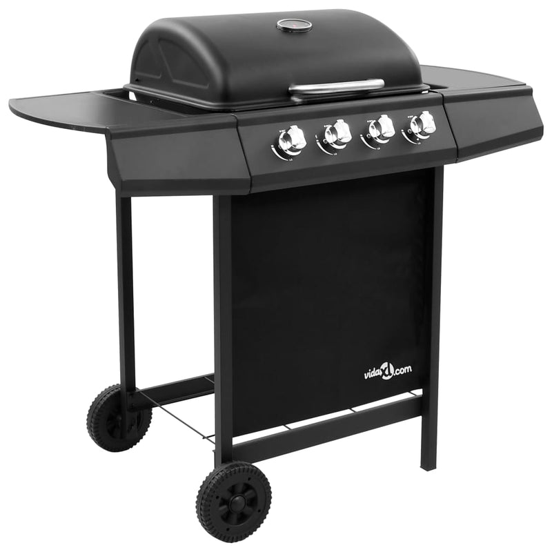 Load image into Gallery viewer, Vidaxl gasbarbecue-grill met 4 branders zwart
