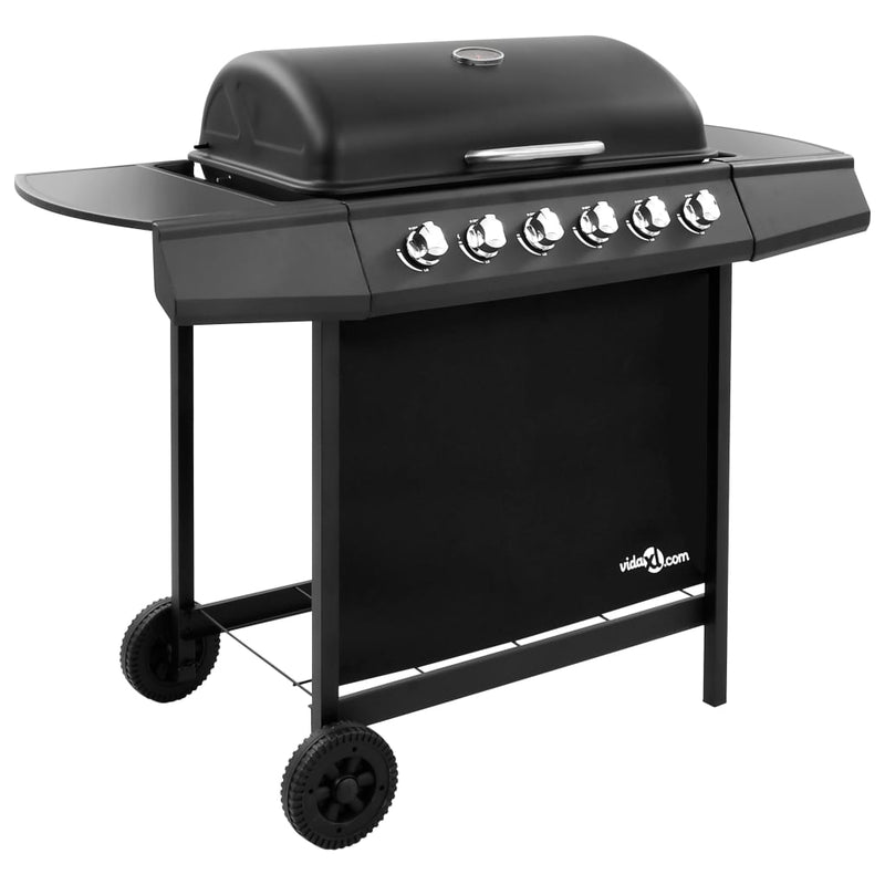 Load image into Gallery viewer, Vidaxl gasbarbecue met 6 branders zwart
