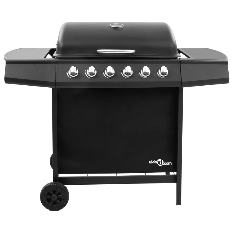 Load image into Gallery viewer, Vidaxl gasbarbecue met 6 branders zwart
