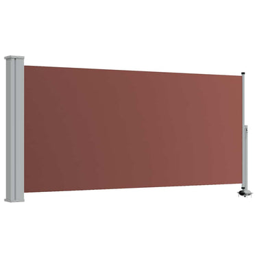 Vidaxl tuinscherm uittrekbaar 120x300 cm bruin