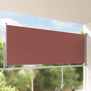 Vidaxl tuinscherm uittrekbaar 140x300 cm bruin