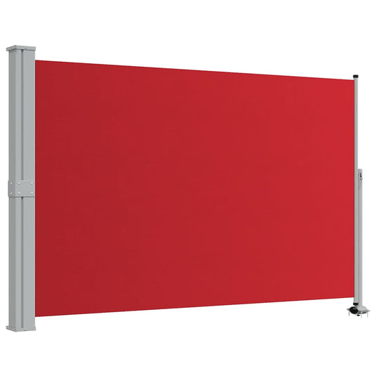 Vidaxl tuinscherm uittrekbaar 160x300 cm rood