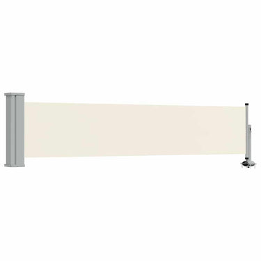 Vidaxl tuinscherm uittrekbaar 60x300 cm crèmekleurig
