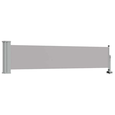Vidaxl tuinscherm uittrekbaar 60x300 cm grijs