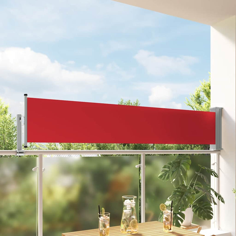 Load image into Gallery viewer, Vidaxl tuinscherm uittrekbaar 60x300 cm rood
