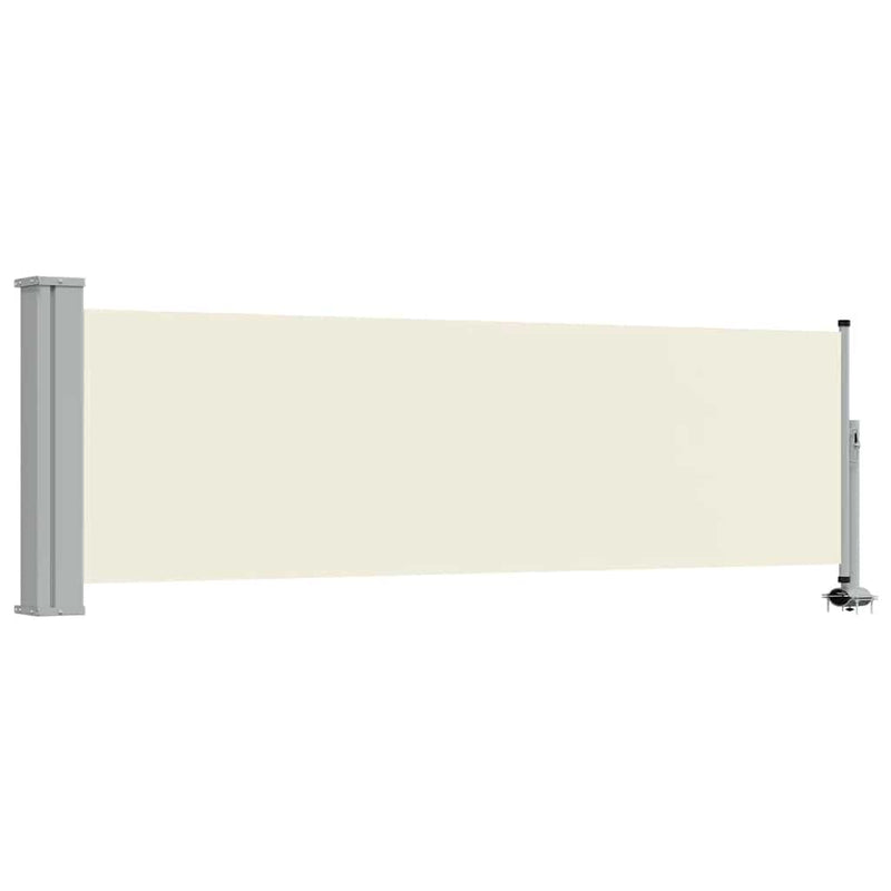Load image into Gallery viewer, Vidaxl tuinscherm uittrekbaar 80x300 cm crèmekleurig
